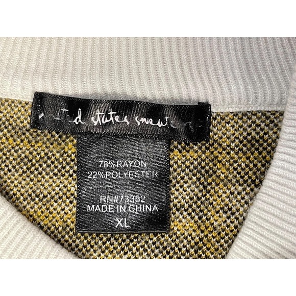 Altar'D State Plaid Long Sleeve Mom Sweater Crew Neck Soft Womens XL Minimalist - Picture 7 of 7